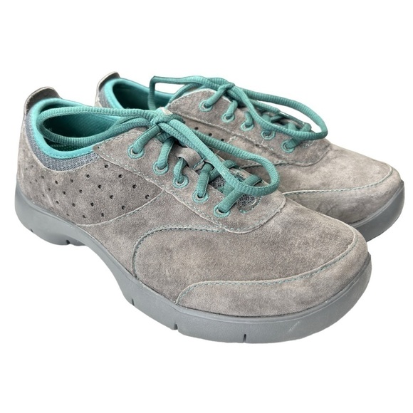 Dansko Elaine Womens 37 US 7 Suede Leather Slip Resistant Sneakers Walking Shoe - Picture 2 of 10
